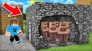 ΟΙ VILLAGERS ΚΛΕΙΔΩΘΗΚΑΝ ΤΥΧΑΙΑ ΣΤΟ ΔΩΜΑΤΙΟ ΑΠΟ BEDROCK ΣΤΟ MINECRAFT