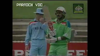 Pakistan All Out 74. Saved By Rain at the end. World Cup 1992 30 year Anniversary