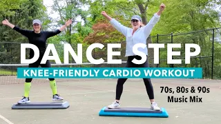 Low Impact Basic Step Aerobics Workout #20 (37 MIN) Fun 70s, 80s & 90s Music