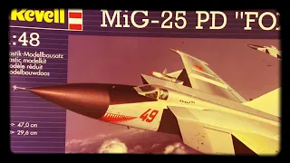 Revell 1/48 Mig-25 Foxbat built model kit