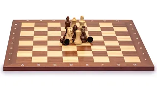 Husaria Professional Staunton Tournament Chess Board, No. 6, 21.25"