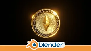 3D Ethereum Coin modeling in Blender 2.92