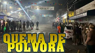 QUEMA DE POLVORA Y TORITOS😍   2024 BARRIO EL CALVARIO  CHALATENANGO EL SALVADOR🥰#viral