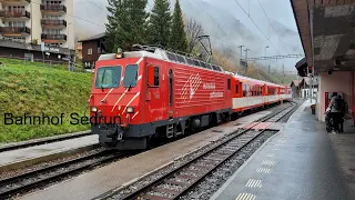 Matterhorn Gotthard Bahn Disentis-Andermatt 🇨🇭 (oktober 2022)