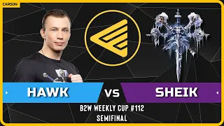 WC3 - [HU] HawK vs Sheik [UD] - Semifinal - B2W Weekly Cup #112
