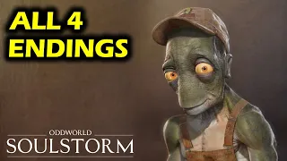 All Endings: Oddworld Soulstorm Walkthrough | Worst, Bad, Good, Best, Secret Ending