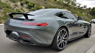 Mercedes AMG GTS HARD REVS - Accelerations, cold exhaust sound and full throttle!