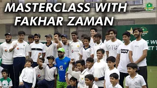 Batting Masterclass with Fakhar Zaman: Excelling at Power-Hitting 🏏 | PCB | MA2L