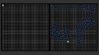 Maze generation algorithm in C