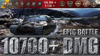 ИС-7 КАК ИГРАТЬ ОТ РЕЛЬЕФА 10700 dmg 🌟🌟🌟 World of Tanks лучший бой на ИС 7