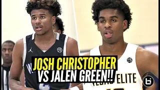 Josh Christopher vs Jalen Green!!! Cali Guards FACE OFF at Nike Peach Jam!!!