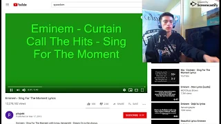 THIS IS EMINEM'S BEST SONG! Sing For the Moment REACTION/REVIEW!!!