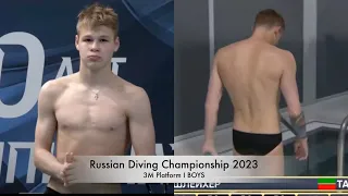 3m Diving Springboard Boys | Russian Diving Championship 2023