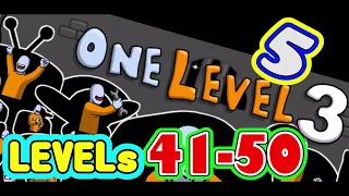 One Level 3 Stickman Jailbreak 🏃 Level 41-50 🏃 Gameplay Walkthrough(Part 5)