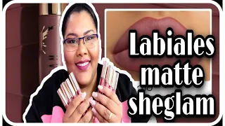 Sheglam Labiales Mate y larga duración / Me los pruebo todos