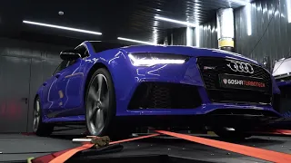 Audi RS7 с выхлопом от FI Exhaust