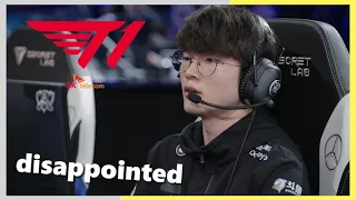 Faker's reaction right after Losing Worlds Finals