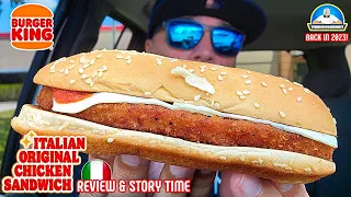 Burger King® Italian Original Chicken Sandwich Review! 🧀🐔🥪 | STORY TIME | theendorsement