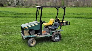 replacing transmission in custom Craftsman lawn mower / sidebyside, pully swapped, fast, mud mower