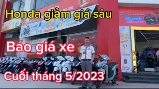 BẢNG GIÁ XE HONDA Giữa Tháng 05/2023 mới nhất | ducanh1005