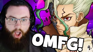 First Time REACTING to DR. STONE Openings (1-5) Non Anime Fans!