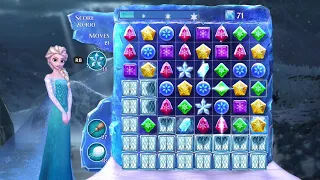 Frozen Free Fall: Snowball Fight Level 248 Walkthrough, No Power Ups