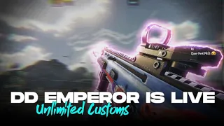 🔴UC AND RP GIVEAWAYS ON LIKES AND SUBSCRIBES | DD EmperorYT | CUSTOM ROOMS | PUBGMOBILE LIVE STREAM