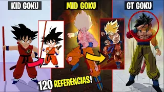 GOKU'S 120 REFERENCES in TENKAICHI 3