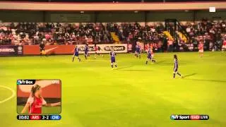 17-year-old Leah Williamson's beautiful goal for Arsenal Ladies