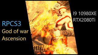 RPCS3 | 4K | God of war Ascension | [I9 10980XE / RTX 2080Ti]