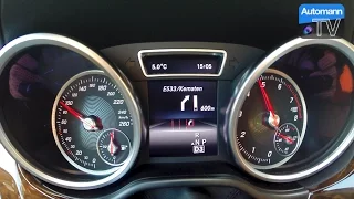 2017 Mercedes GLS 500 (455hp) - 0-100 km/h acceleration (60FPS)