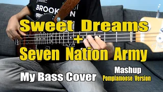 Sweet Dreams + White Stripes Mashup | Pomplamoose ft. Sarah Dugas (My Bass Cover)