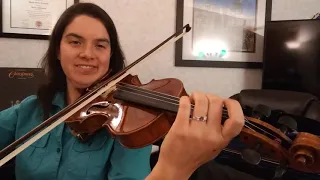 Very Slow Bach Double Violin Concerto - first violin part