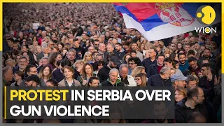 Thousands protest against violence in Serbia for third time in a month | WION