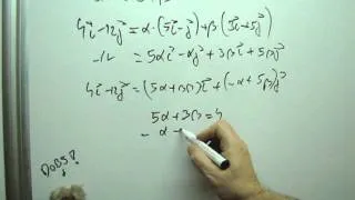 VEKTORI - Linearna kombinacija vektora - matematika - 3