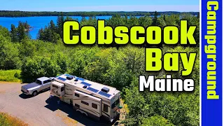 Cobscook Bay State Park Campground Sites Tour, Maine (RV Living) 4K