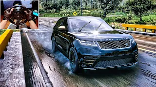 Range Rover Velar First Edition 2018 - Forza Horizon 5 | Steering Wheel Gameplay