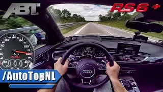 Audi RS6+ ABT 705HP AUTOBAHN POV ACCELERATION by AutoTopNL