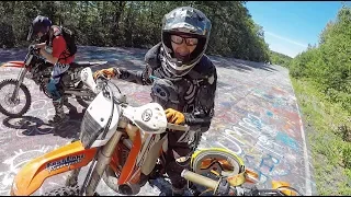 CENTRALIA PA | EXPLORING A GHOST TOWN ON DIRT BIKES