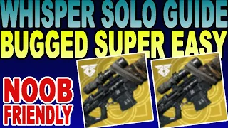 Whisper Of The Worm Super Easy Solo Guide! Get Now! | Destiny 2 Season Of The Worthy