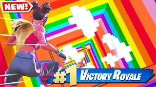 Rainbow DROPPER 2.0 *NEW* V-BUCKS Race In Fortnite Battle Royale