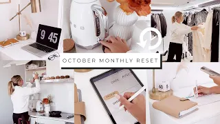 October RESET Routine! Planning, goals, budgeting