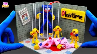 Poor Jail Huggy Wuggy | Poppy Playtime Clay - Huggy Wuggy, Kissy Missy VS Player