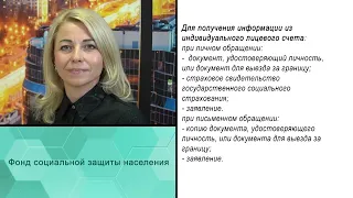 Получение информации из индивидуального лицевого счета как гарантия социальной защищенности.