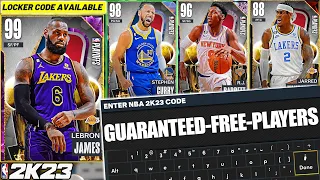 Hurry and Use the New Locker Codes for a Guaranteed FREE NBA Playoffs Player in NBA 2K23 MyTeam