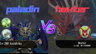 Toram Online | Paladin vs Hexter Ultimate (no gsw) 2.04