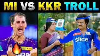 MI VS KKR IPL TROLL 2024 🔥 Mitchell Starc 🔥 Mumbai Indians Eliminated 🤣 TODAY TRENDING