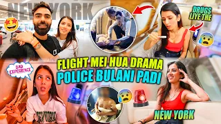 New York Ki Flight Mein Hua Drama 😲 Police Bulani Padi ❌ Bina Kapdo ke Aadmi Ne Kiya Hungama 😨