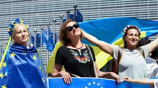 EU-Kommission empfiehlt Kandidatenstatus für Ukraine und Moldau | AFP