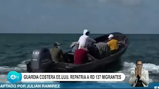 Guardia costera EE.UU. repatria a RD 137 migrantes